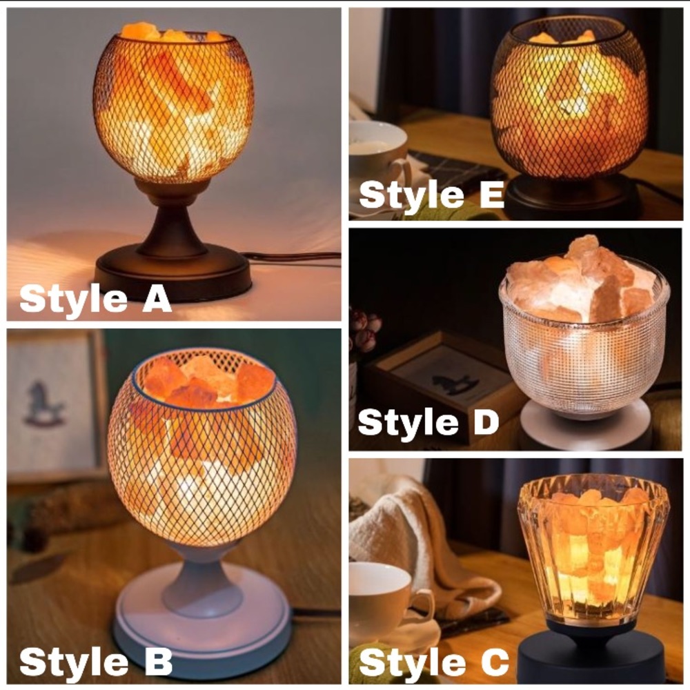 NIB Natural Himalayan Salt Lamps (5 Styles) OBO